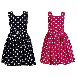 casual frock for baby girlsblue printed and olive printedpack of 2