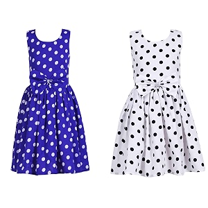 casual frock for baby girlsblue printed and olive printedpack of 2