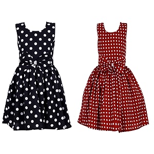 casual frock for baby girlsblue printed and olive printedpack of 2