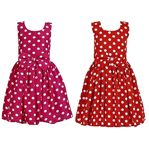 casual frock for baby girlsblue printed and olive printedpack of 2