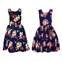 Casual Frock for Baby Girls,Blue Printed and Olive Printed,Pack of 2