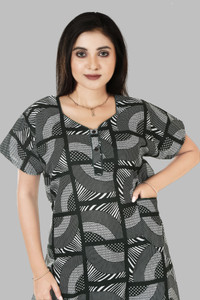 casual look women nighty blue