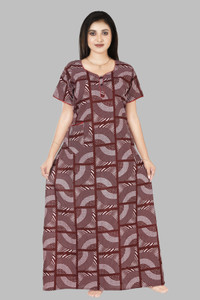 casual look women nighty blue