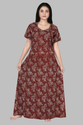 CASUAL LOOK Women Nighty (Green)