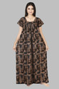 CASUAL LOOK Women Nighty (Green)