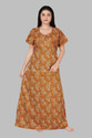 CASUAL LOOK Women Nighty (Green)