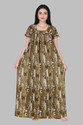 CASUAL LOOK Women Nighty (Green)