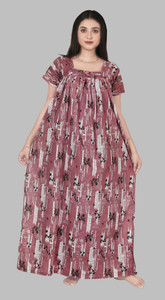 casual look women nighty multicolor