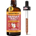 Cat & Dog Urinary Tract Infection Treatment – Natural UTI Relief with Cranberry Drops – Kidney & Bladder Support – Helps Incontinence, Frequent Urination, Bladder Stones – Pet Renal Care Drops