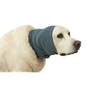 Dog Ear Wraps, Dog Ear Cover Hematoma Anxiety Relief – Noise Canceling for Fireworks, Thunderstorms, Pet Grooming &amp; Force Drying(Green M)