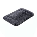 Cat Beds for Indoor Cats, Soft Warm Washable Non-Slip Bottom Pet Beds for Large Dogs,Extra Cozy Durable Plush Fluffy Cat Mat for Indoor Floor Crate Kennel Couch Carriers