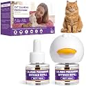 Cat Calming Diffuser, Premium Pheromone, 1 Plug-in+2 Refills