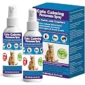 Cat Calming Pheromone Spray for Stress & Anxiety Relief – Reduces Scratching, Urine Spraying, Hiding – Drug-Free & Vet Recommended – Feline Calm Spray with F3 Facial Pheromone 2 * 100mL 8.8oz