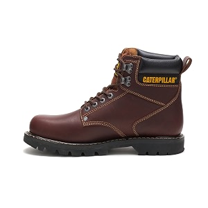 CAT Caterpillar Mens Second Shift St Leather