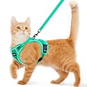 Cat Harness and Leash for Walking Escape Proof Soft Adjustable Cat Leash