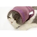Cat Hematoma Ear Wrap, Cat Snood Anxiety Relief, Bath Accessories for Pet Grooming & Force Drying (Pail Lilac S)