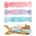 Cat Kicker Toy 3Pcs, Candy Shape Catnip Toys for Cats