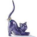 Cat Lover Gifts for Women - Purple Cat Ring Holder Ring Stand Organizer