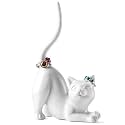 Cat Lovers Gifts for Girl - Cat Ring Holder Wedding Ring Stand, Home Decor