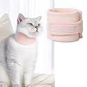 Cat Neck Brace Cover - Breathable Elizabethan Collar for Post-Surgery Recovery Anti-Lick Wound Adjustable Protective Cervical Cone for Small Medium Large Dogs Cats (Neck Girth 12.6-15.7" Depth2.0