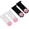 3D Cat Paw Thigh High Socks Accessories Cosplay Set