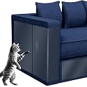 Cat Scratch Furniture Protector for Couch, 24 Pack Clear Couch Protector from Cat Claws, Self Adhesive Anti Scratch Furniture Protectors for Cats, Transparent Couch Corner Protectors, No Residue