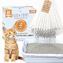 Cat Sifting Litter Box Liners - 21 Count - 2 MIL Extra Thick - Litter Bags Liners with Elastic Drawstring, Tear-Resistant Waterproof Cat litter liners for litter box, Kitty Litter Liners (30" × 16")