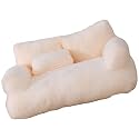 Cat Sofa Bed for Large Cats - Soft Washable Pet Bed with Removable Pillow for Cozy Indoor