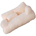 Cat Sofa Bed for Large Cats - Soft Washable Pet Bed with Removable Pillow for Cozy Indoor