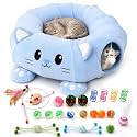 Cat Tunnel Bed with 21 Interactive Toys