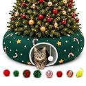 Cat Tunnel Bed in Christmas Style with