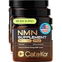 Cata-Kor NMN Supplement – 4-in-1 NAD Supplement with Quercetin | TMG | Resveratrol – Supports Cellular Energy & NAD+ Levels – Third-Party Tested - 3 Pack