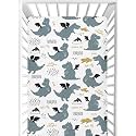 CaTaKu Cute Dragons Mini Crib Sheets for Girls Boys Baby Mattress Sheets Fitted, Soft Toddler Nursery Bed Sheets Neutral 28"x 52"