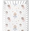CaTaKu Fairytale Princess Baby Sheets for Girls &amp; Boys - Neutral Toddler Mini Crib Mattress Sheets, Fitted for Nursery Bed, 27"x 39"