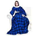Catalonia Sherpa Wearable Blanket with Sleeves and
