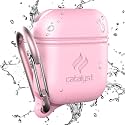 Catalyst Waterproof Case for AirPods 2nd Generation and AirPods 1st Generation - Wireless and USB-C Charging High Drop Protection AirPod Gen 2 and Gen 1 Case with Carabiner, One Piece Design