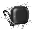 Catalyst Waterproof Case for AirPods 5/4 - Drop Protection for Apple AirPods 5th/4th Generation with Carabiner, Wireless Charging Silicone Cover for Apple AirPods 5/4 Case for Women and Men