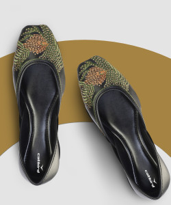 catbird handmade peacock feather embroidered punjabi mojari jutis jutis for women