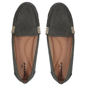 catbird womens comfort loafers for daily amp office wear cushioned insole flexible slip-on flats with anti-slip sole