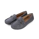 CatBird Women’s Metal Detail Slip-On Loafers | Cushioned Comfort Flats | Lightweight Office &amp; Casual Shoes | Anti-Slip Sole Footwear