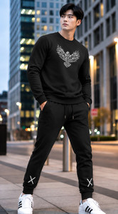 catcho graphic print men track suit
