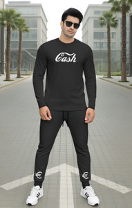 catcho graphic print men track suit