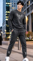 CATCHO Graphic Print Men Track Suit