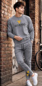 CATCHO Graphic Print Men Track Suit