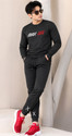 CATCHO Graphic Print Men Track Suit