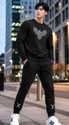 CATCHO Graphic Print Men Track Suit