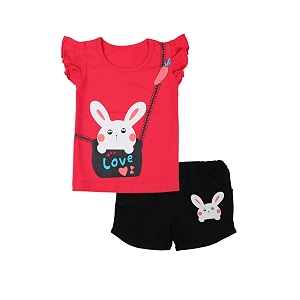 CATCUB Girls Cotton Top Shorts hot