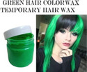 CATERINACHIARA hair color wax washable for man & woman green/ Hair Styler (100 ml)