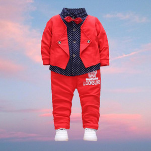 catflow baby boys suiteblazer solid suit