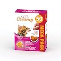 Catit Creamy Lickable Cat Treat, Chicken &amp; Shrimp, 50 Pack, 0.5 Ounce